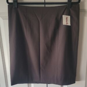 Express Chocolate Brown Skirt